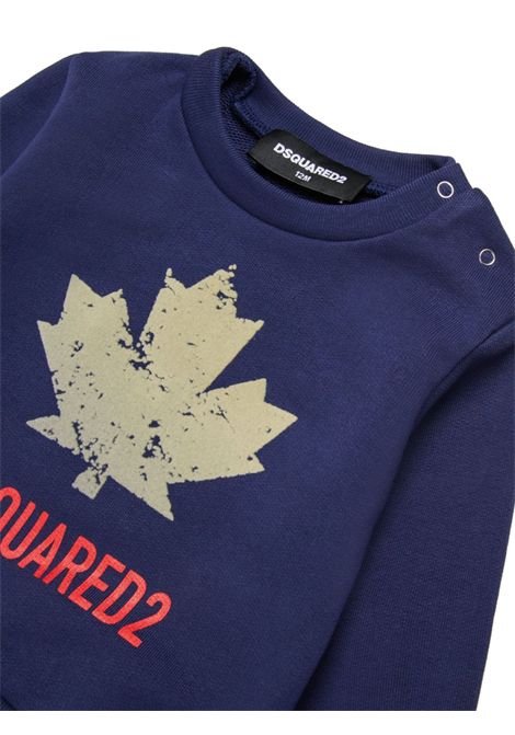 Felpa con stampa DSQUARED2 JUNIOR | DQ3096 D00ZFDQ864